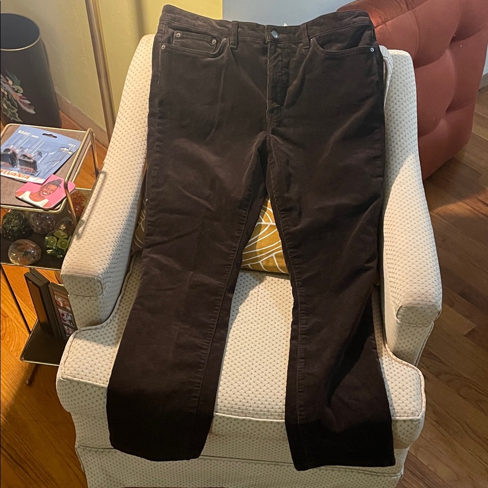 Ralph Lauren Black Label Brown Corduroy Pants